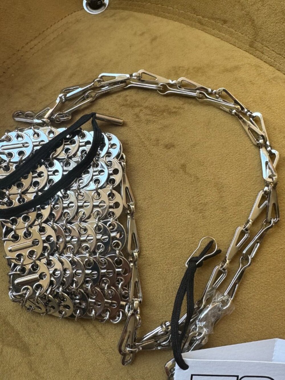 NWT - Paco Rabanne Silver Micro 1969 bag - Picture 3 of 5